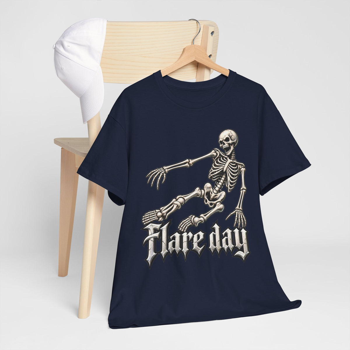 Fair Day Multiple Sclerosis Awareness Skeleton Tee | Skate Skull Graphic T-Shirt