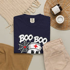 Boo Boo Crew Nurse Ghost T-shirt | Halloween Cute Spooky Candy Heart