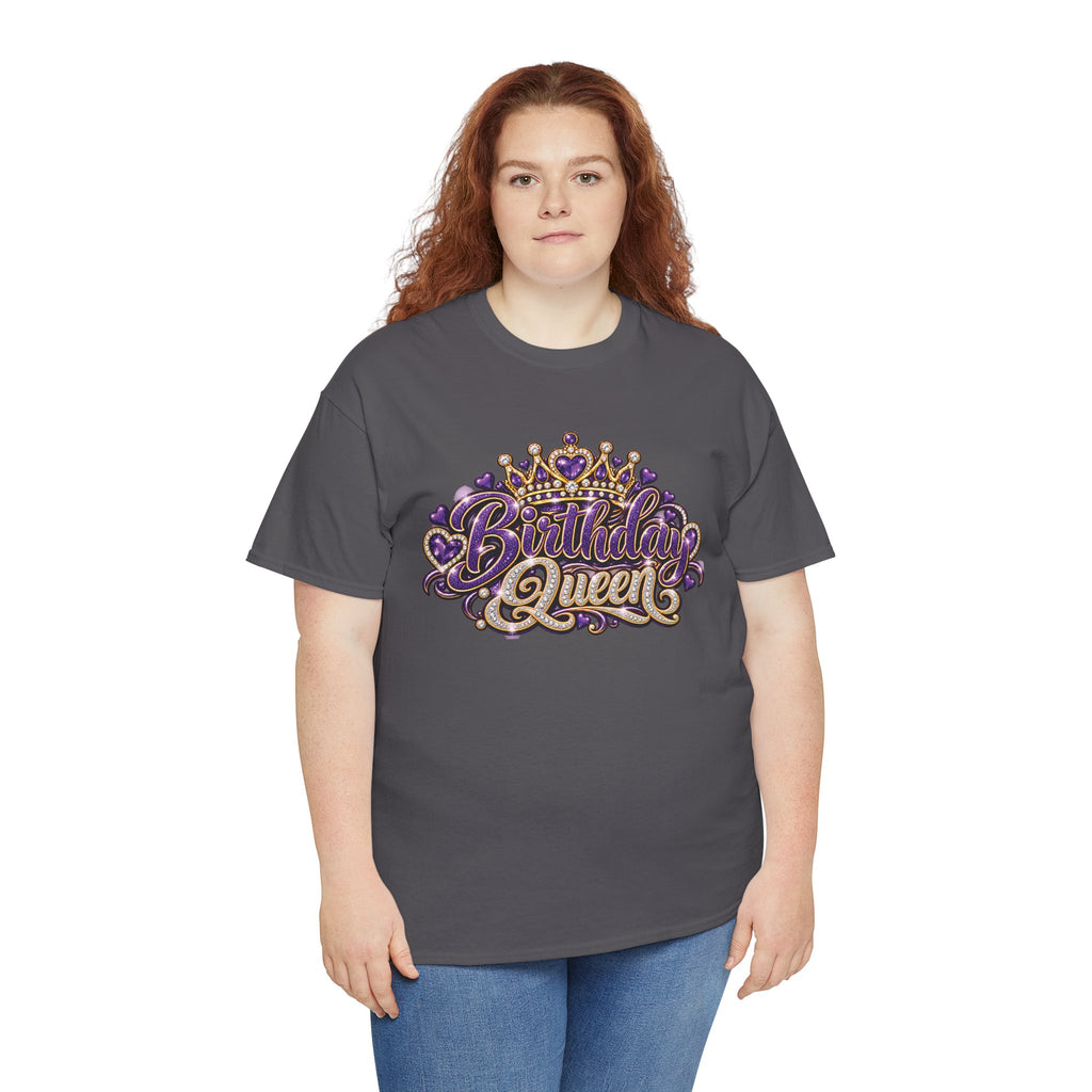 Birthday Purple Queen Graphic T-Shirt