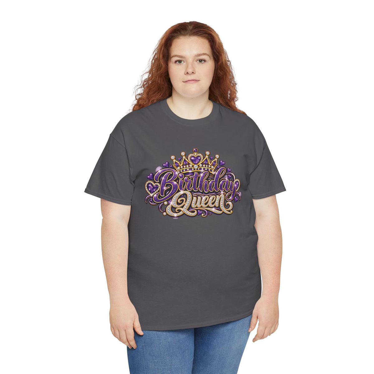 Birthday Purple Queen Graphic T-Shirt