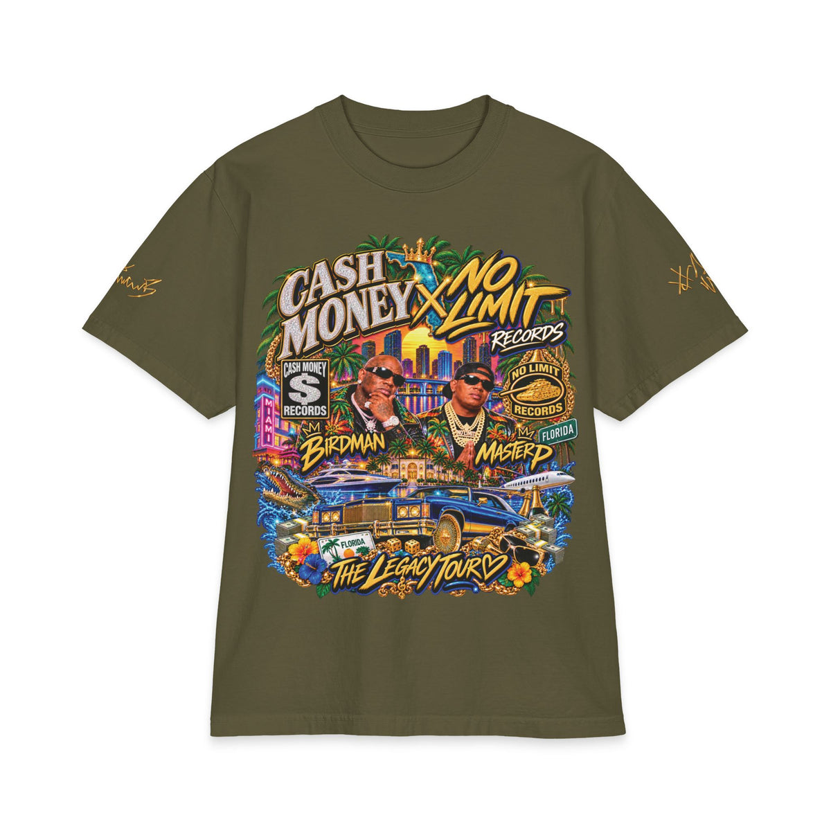 No Limit Cash Money Tour Shirt | Rap Crew Vintage Concert Tee