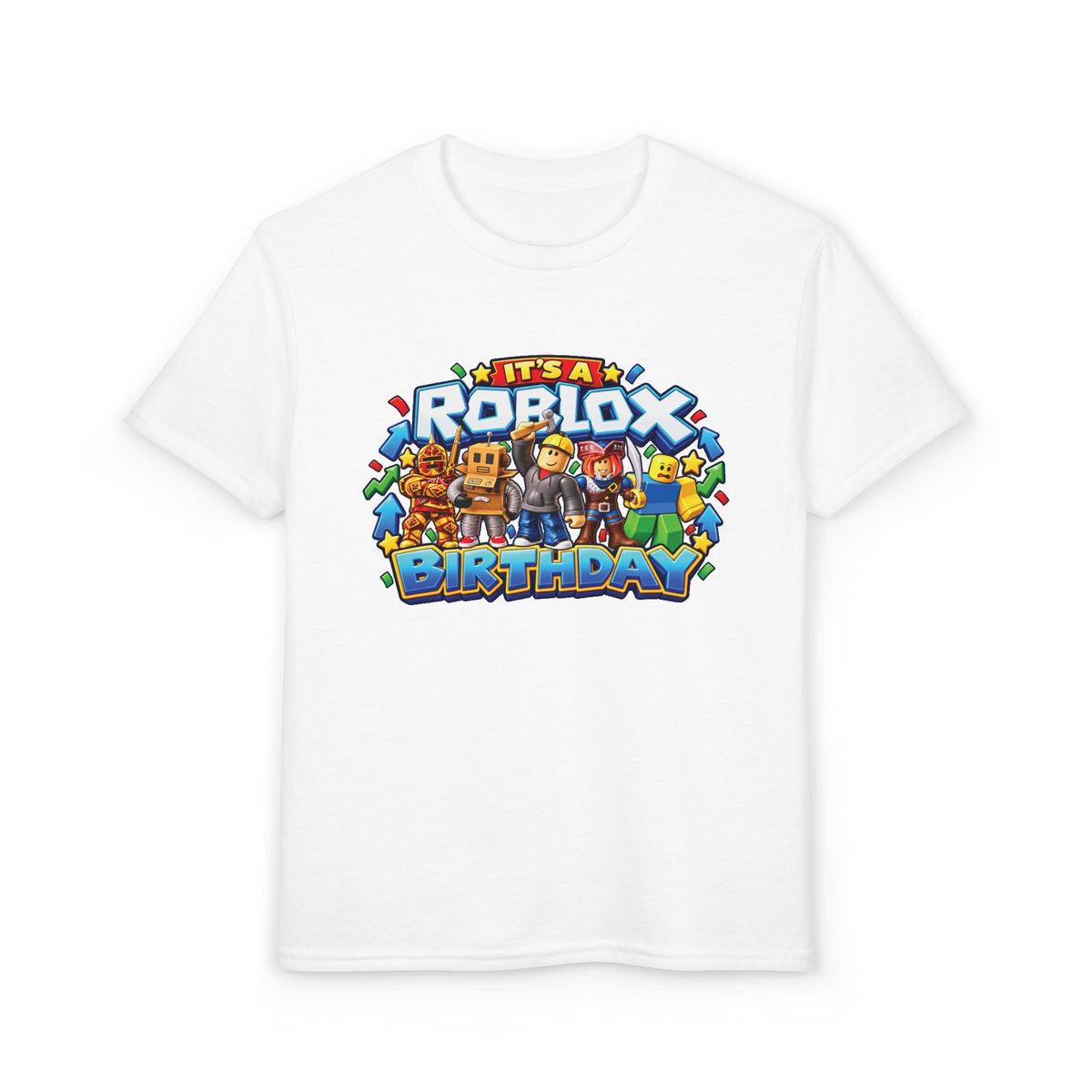 Roblox Birthday “Leveling Up to 5” Youth T-Shirt