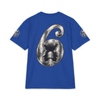 10 Years of 6lack Tour graphic T-Shirt | Number 6 back design