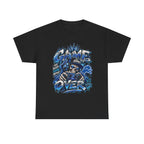 Game Over Skull Gamer Tee | Video Game Controller Graphic Shirt