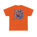 Detroit Basketball Lion Graphic Tee | City Streetball Detroit D Logo