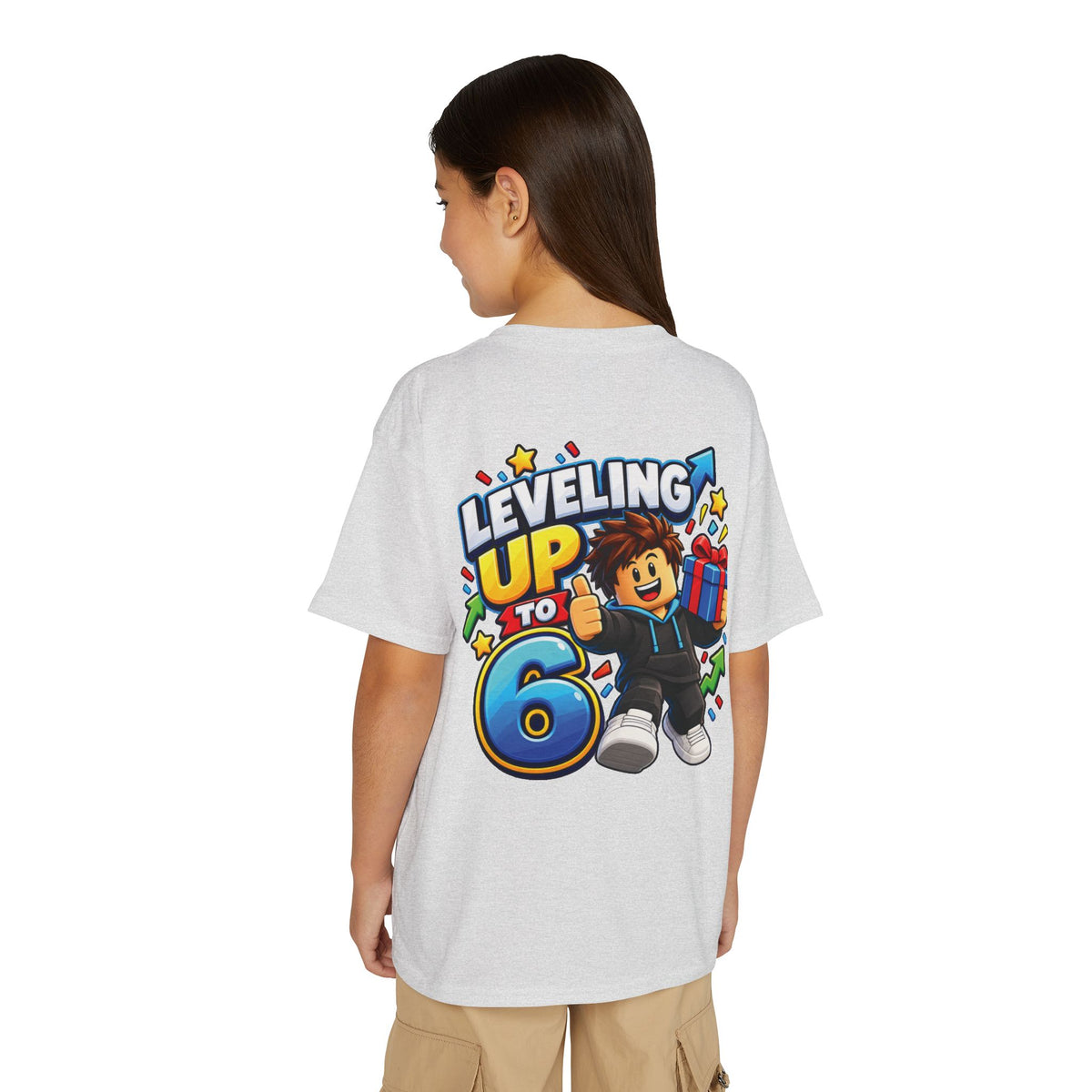 Roblox Birthday Leveling Up to 6 Youth T-Shirt