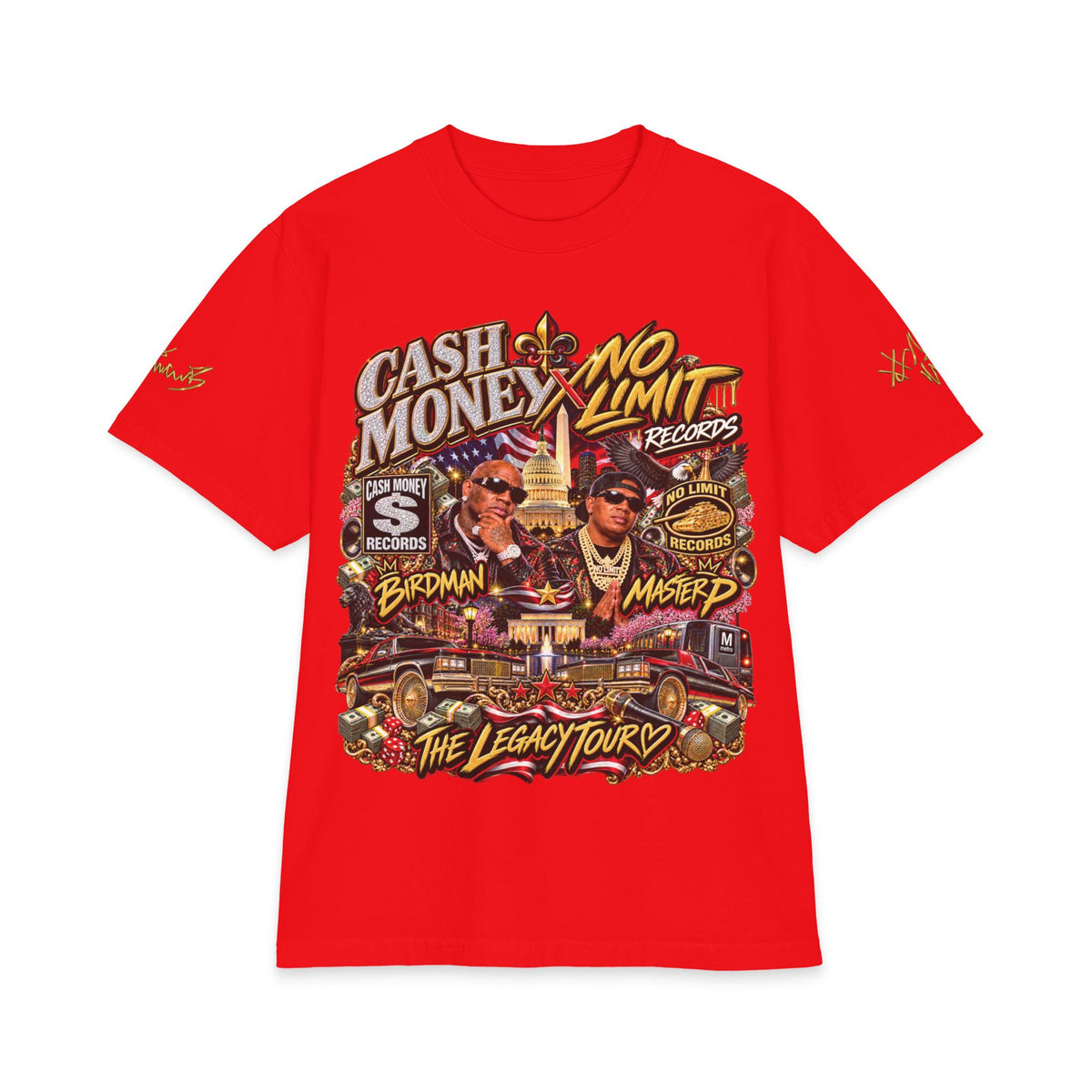 No Limit Cash Money Tour T-Shirt | The Legacy Tour Graphic Tee