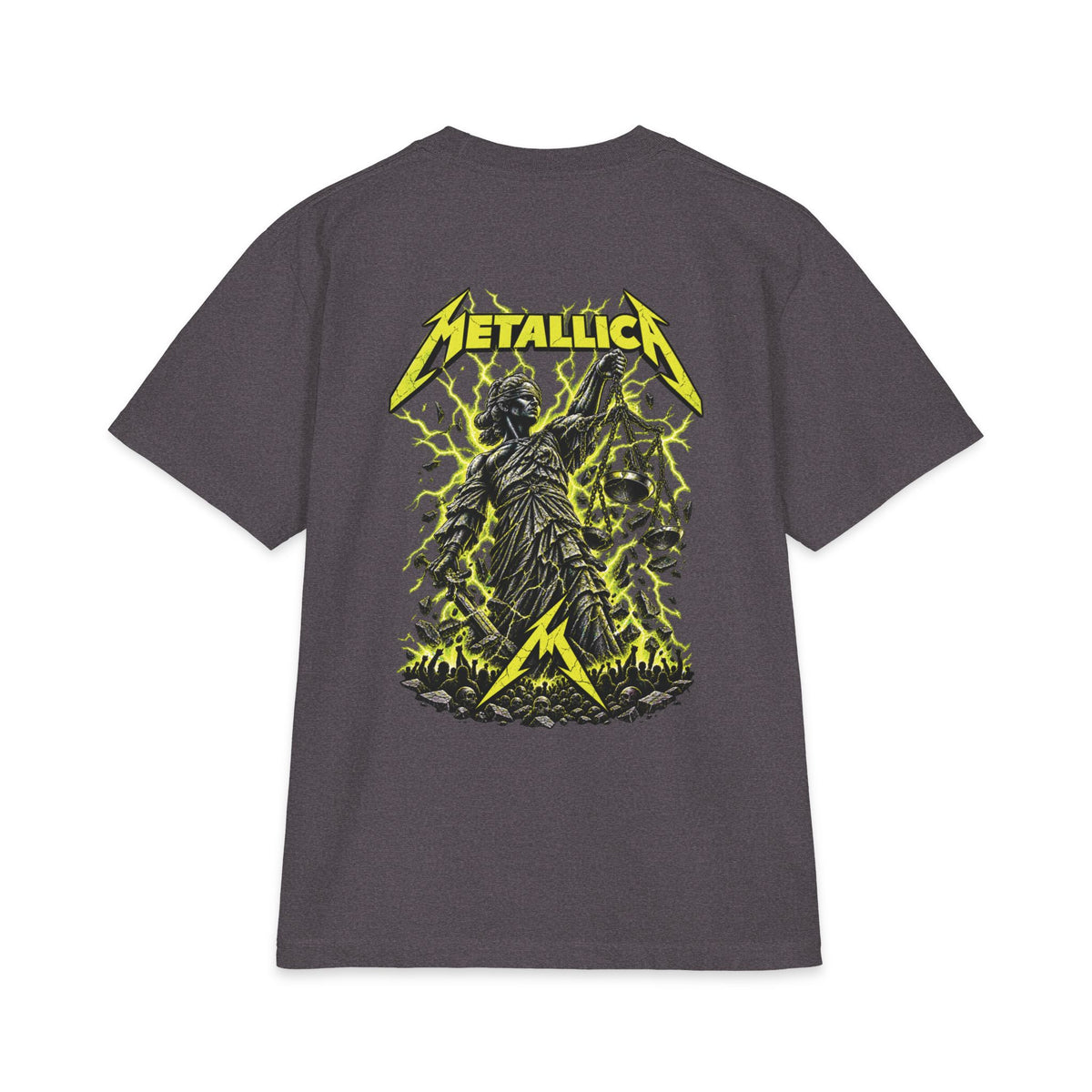 Metallica Skull Clock T-Shirt | Rock Band Graphic Tee