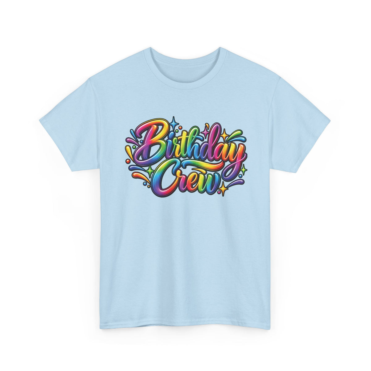 Birthday Crew Colorful Celebration T-Shirt