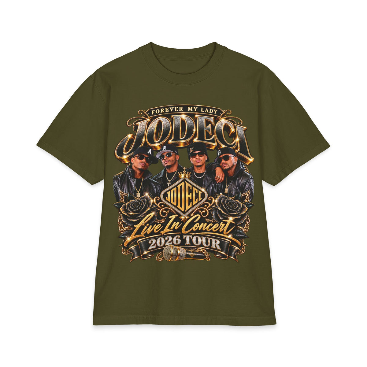 Jodeci Live In Concert 2026 Tour T-Shirt | R&B Band Tee