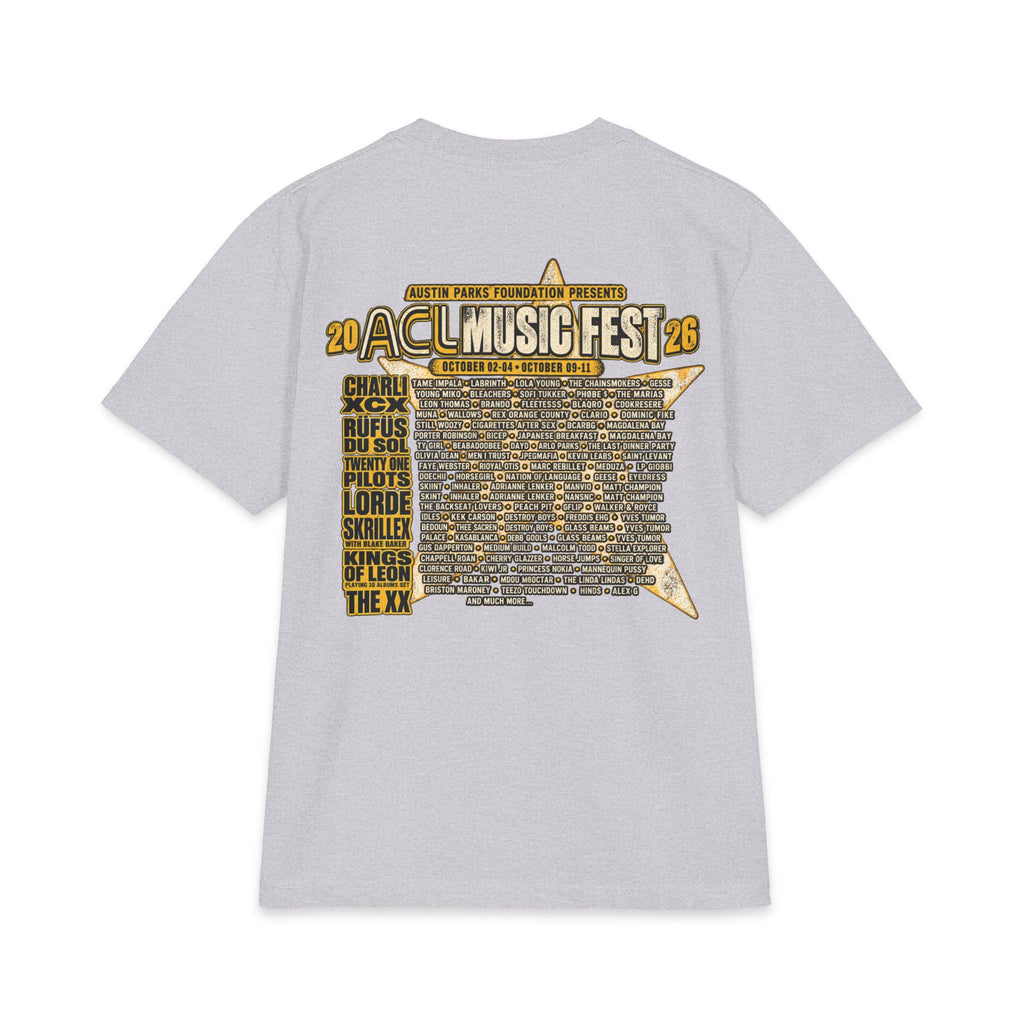 ACL Fest 2026 Austin Texas T-Shirt | Music Festival Lineup Tee