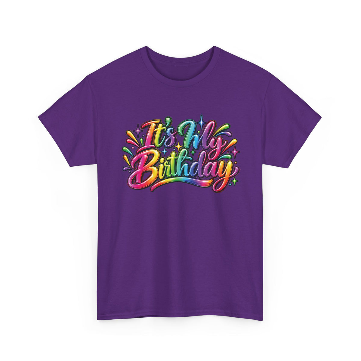 It’s My Birthday Colorful Celebration T-Shirt