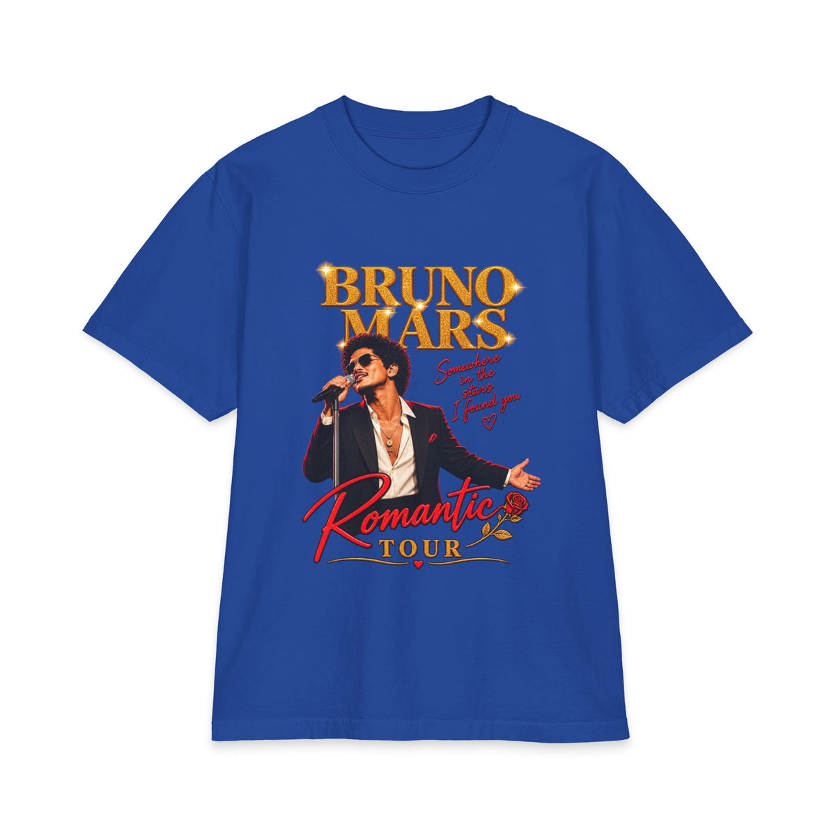 Bruno Mars Romantic Tour T-Shirt | Concert Band Tee