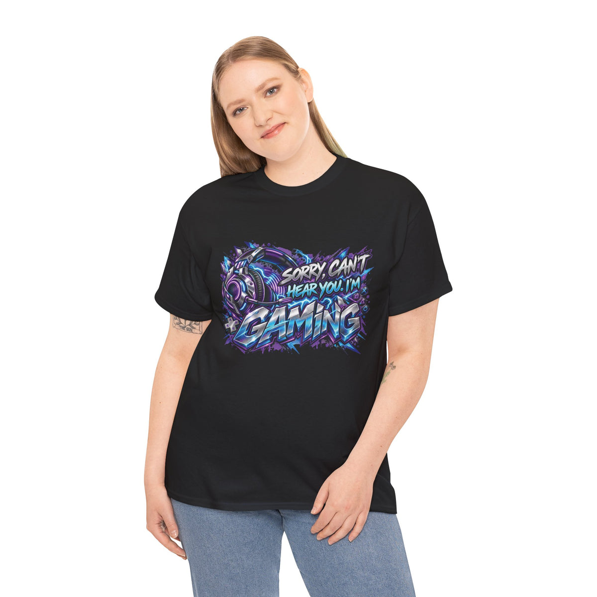 Gaming “Sorry, Can’t Hear You, I’m Gaming” Graphic T-Shirt