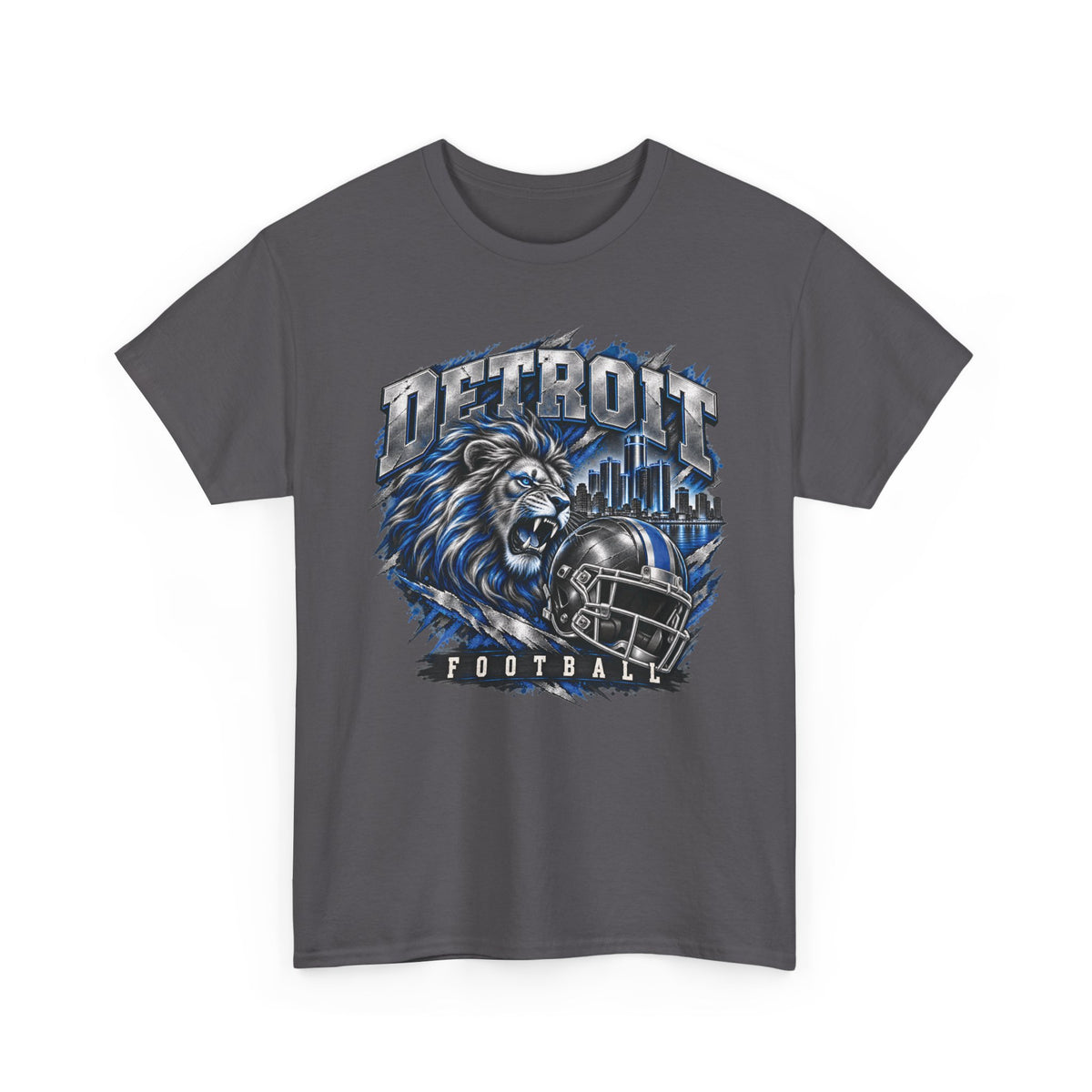 Detroit Football Lion Graphic Tee