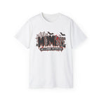 Zombie Mom tee | Halloween spiderweb bats mommy shirt