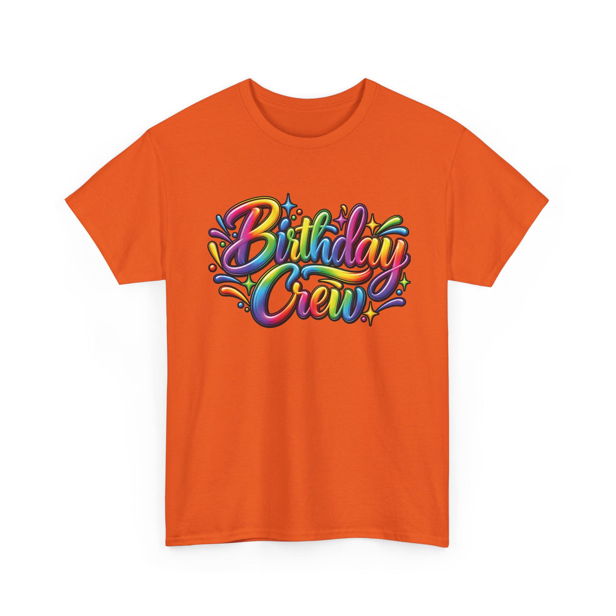 Birthday Crew Colorful Celebration T-Shirt