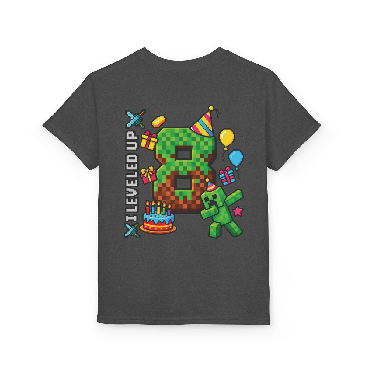 Bruh It’s My Birthday Minecraft-Inspired Youth T-Shirt