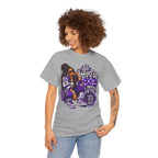 Detroit Queen what up doe Graphic Tee | Urban Streetwear, Purple Drip Art