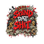 Spend Dat Shit sticker | Kiss-cut vinyl money graffiti design