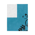 Serenity Prayer Script Blanket | Velveteen Microfiber Throw