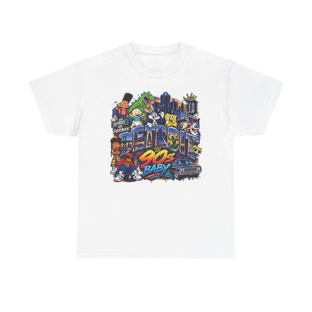 90s Baby Retro Cartoon Collage Tee | Nostalgia Streetwear