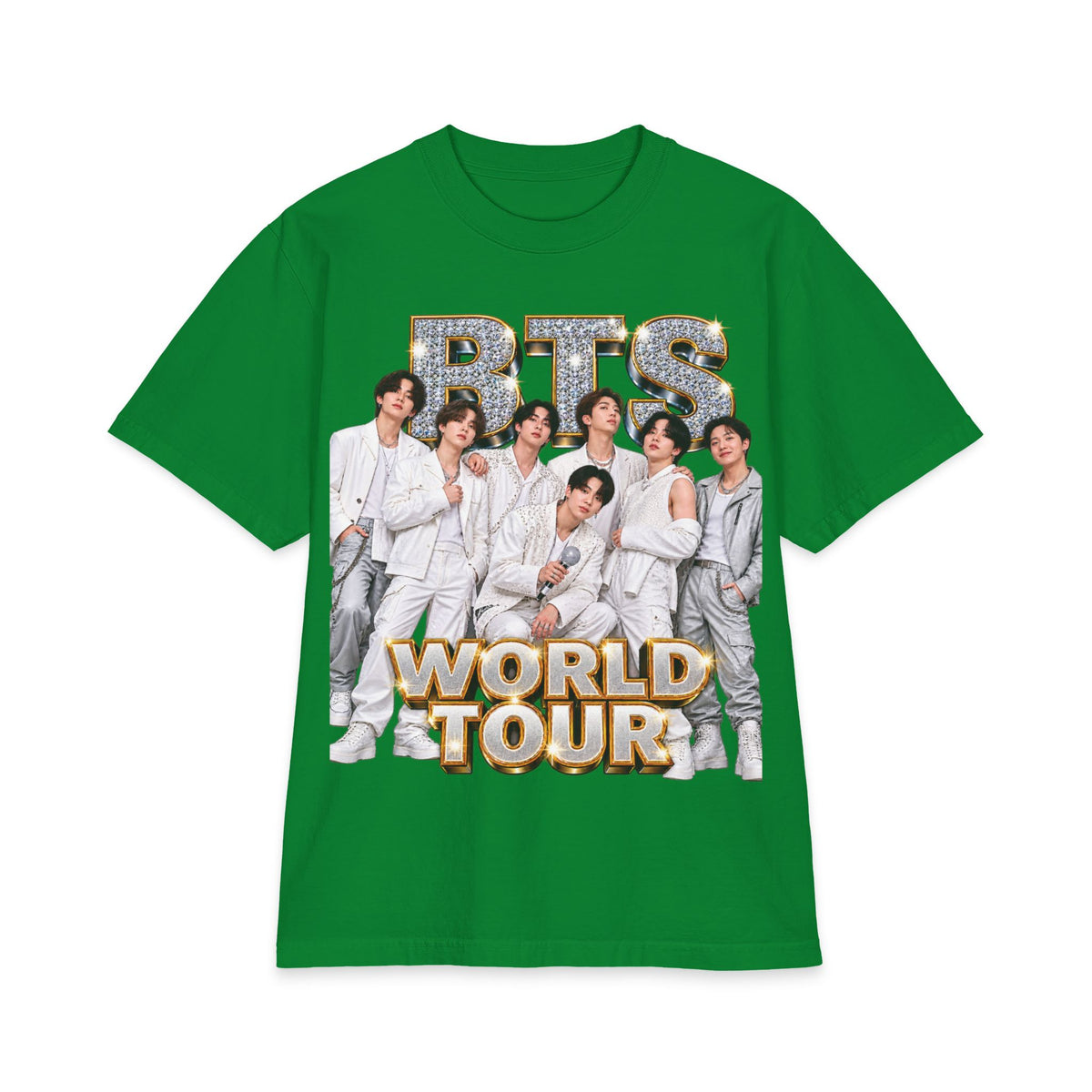 BTS World Tour Band Photo T-Shirt | BTS Style Concert Tee