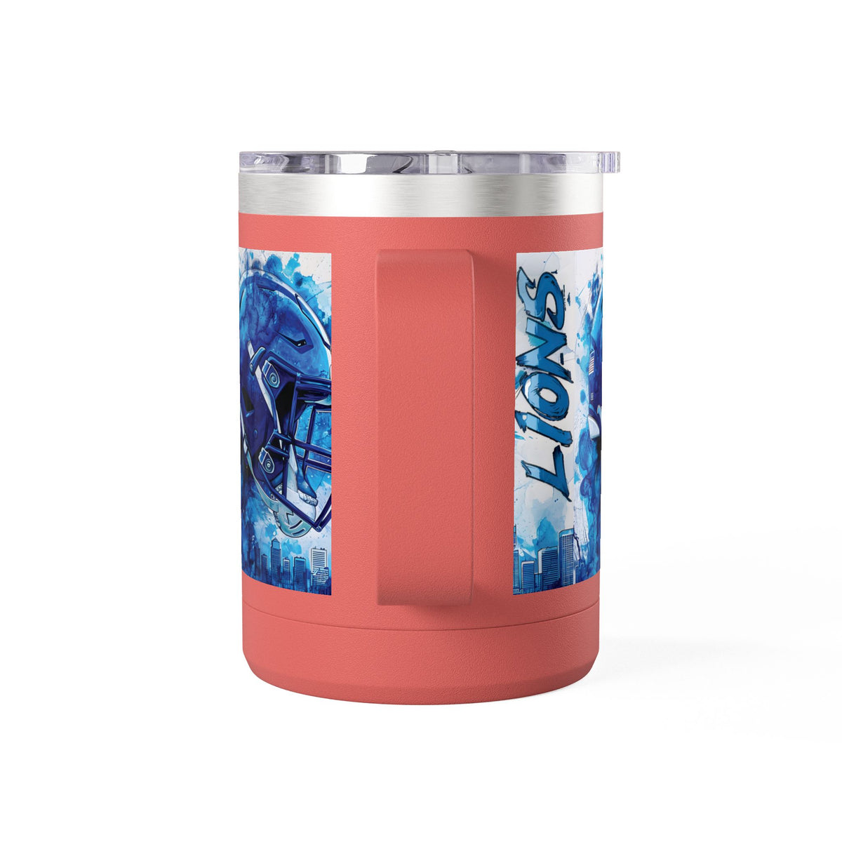 Blue Football Helmet Lions mug | 15oz Tumbler