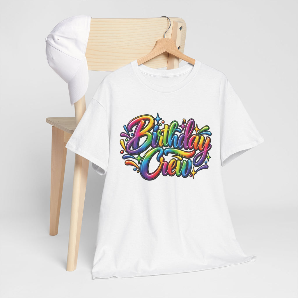 Birthday Crew Colorful Celebration T-Shirt
