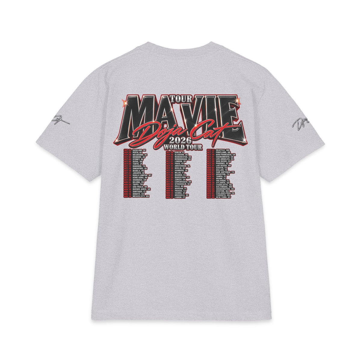 Doja Tour Tee | Short Sleeve Shirt | Future Nostalgia Graphic