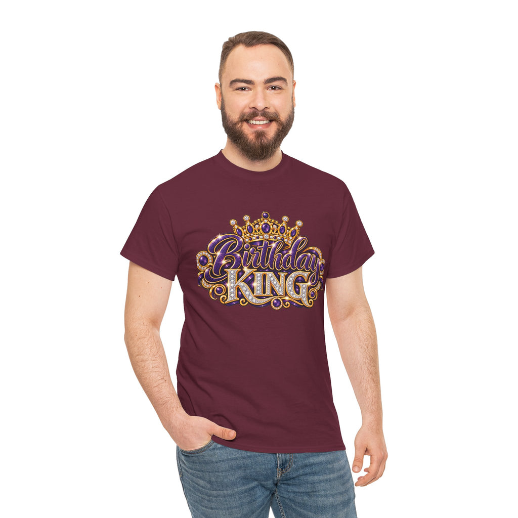 Birthday King Crown Graphic T-Shirt
