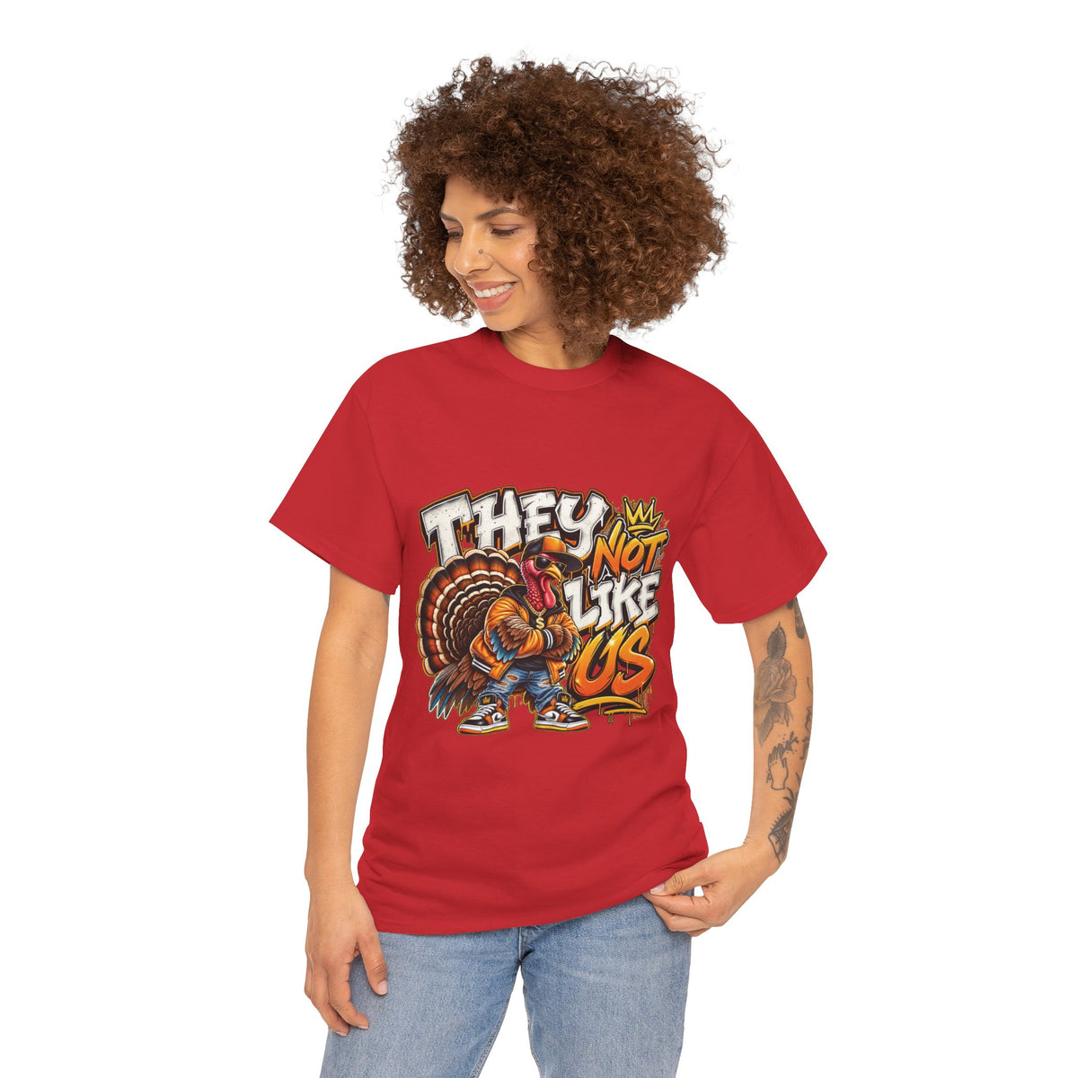 They Not Like Us Turkey Tee | Streetwear Thanksgiving Graphic Shirt