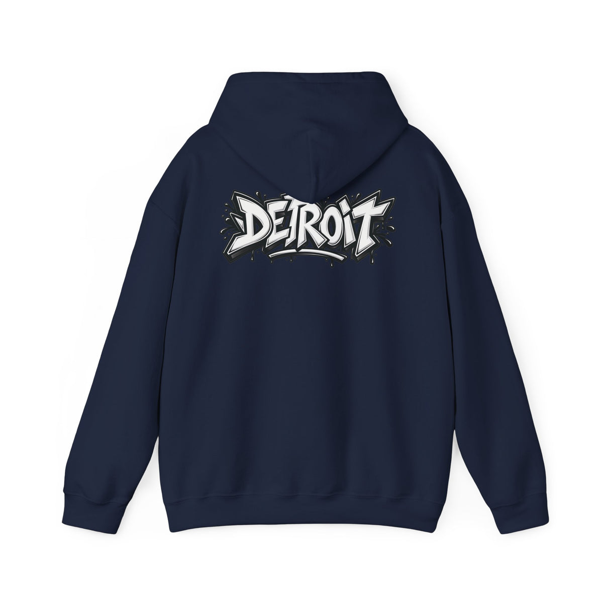 Detroit Graffiti Lion Hoodie | Colorful Street Art Pullover