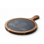 Christian Scripture Engraved Charcuterie Board | Cheese Set