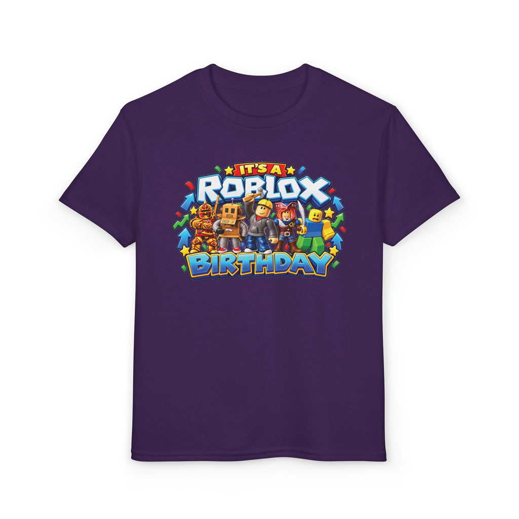 Roblox Birthday Leveling Up 9 Youth T-Shirt