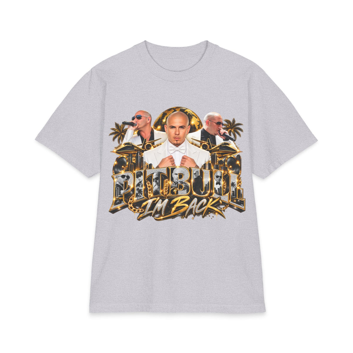 Pitbull I'm Back T-Shirt | Rapper Pitbull Graphic Tee