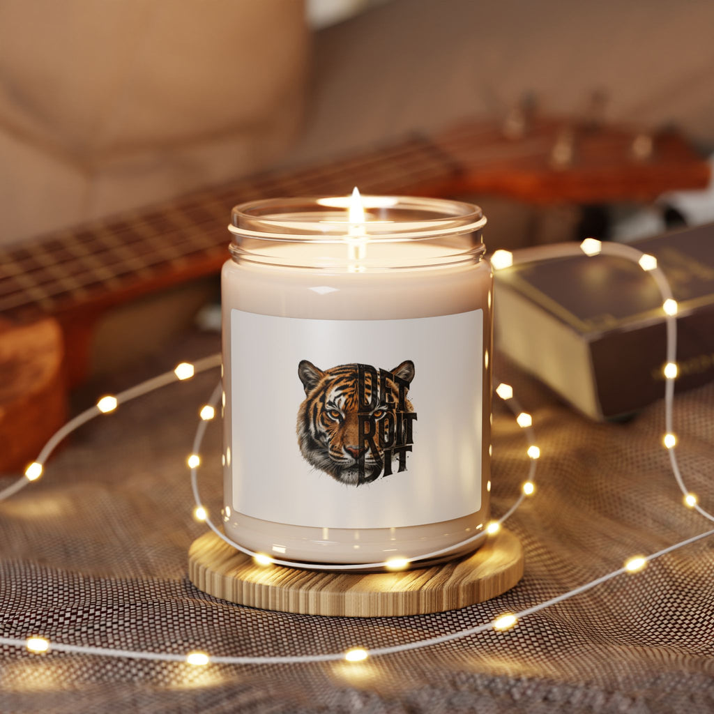 Tiger Portrait Candle | Scented Soy Candle, 9oz