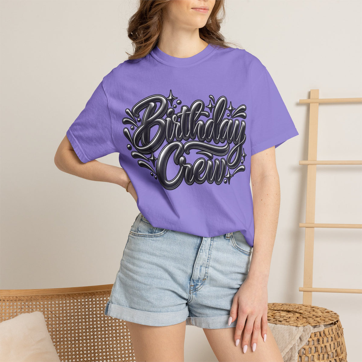 Birthday Crew Graphic T-Shirt