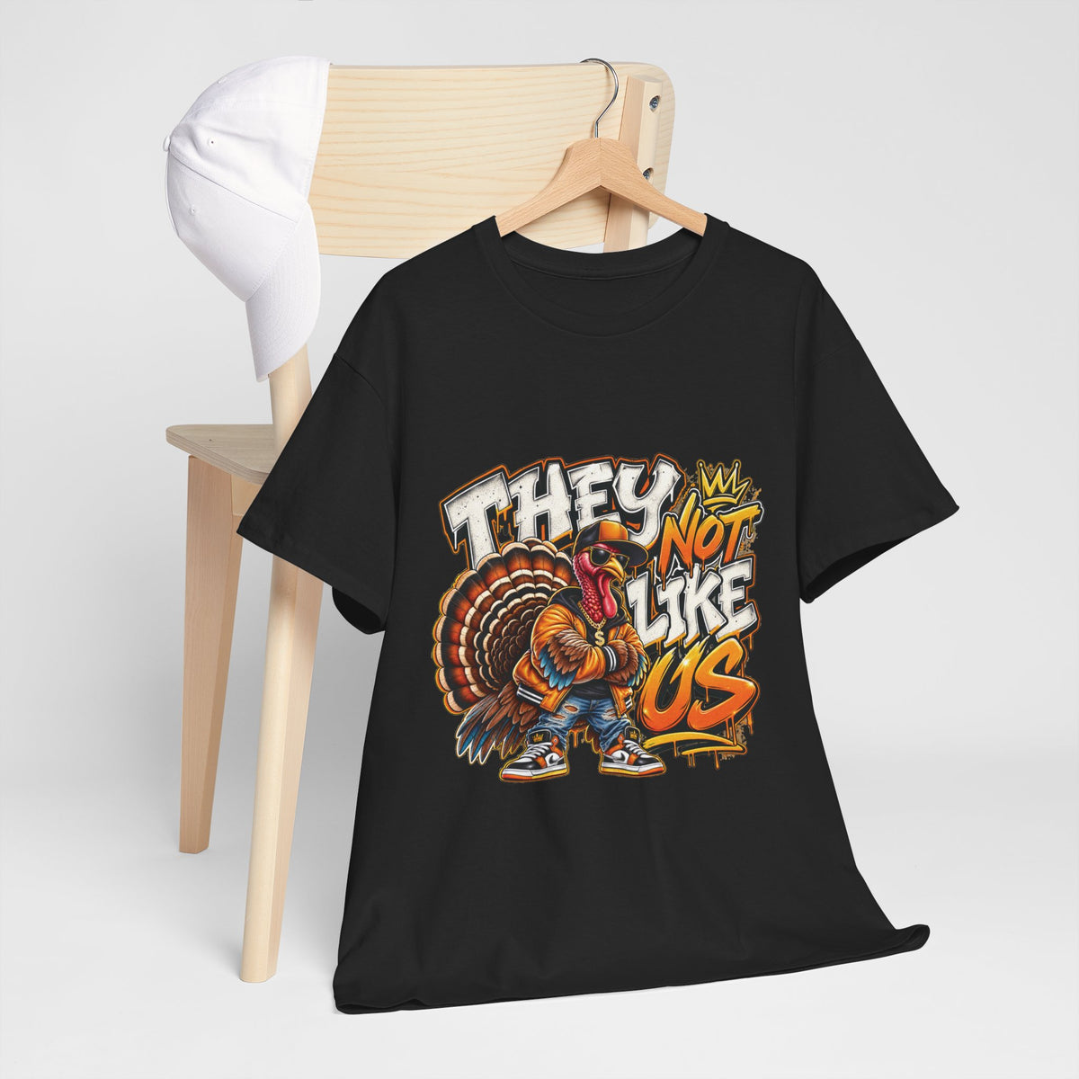 They Not Like Us Turkey Tee | Streetwear Thanksgiving Graphic Shirt