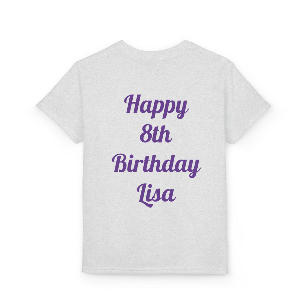Wild About Being UNO Birthday Girl T-Shirt | Kids Custom Name Back