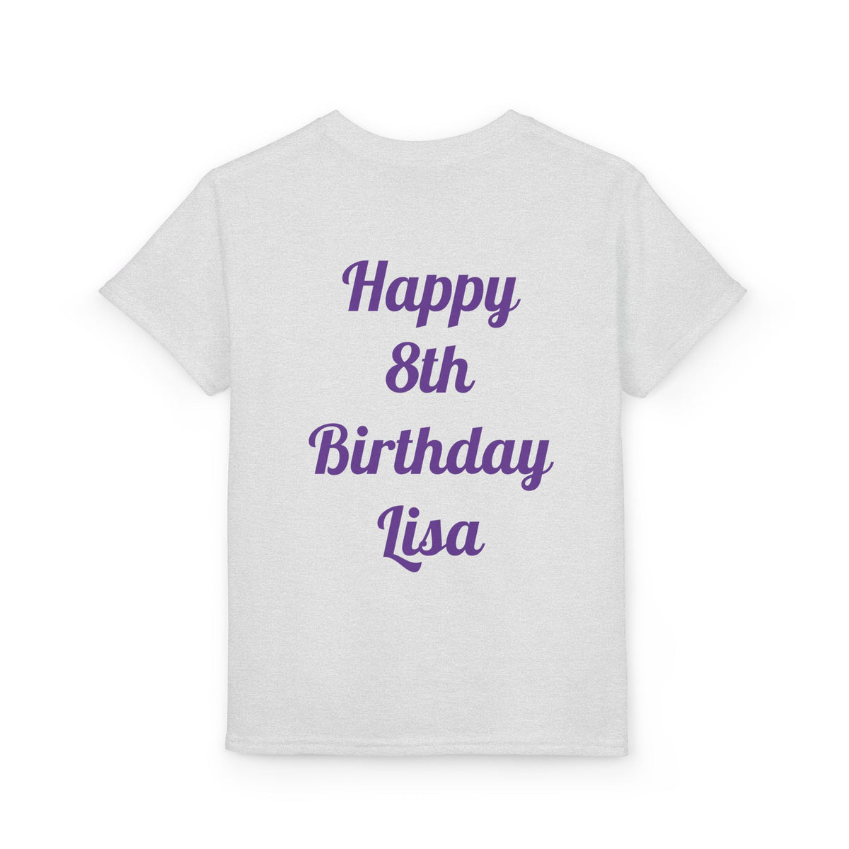 Wild About Being UNO Birthday Girl T-Shirt | Kids Custom Name Back