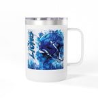 Blue Football Helmet Lions mug | 15oz Tumbler