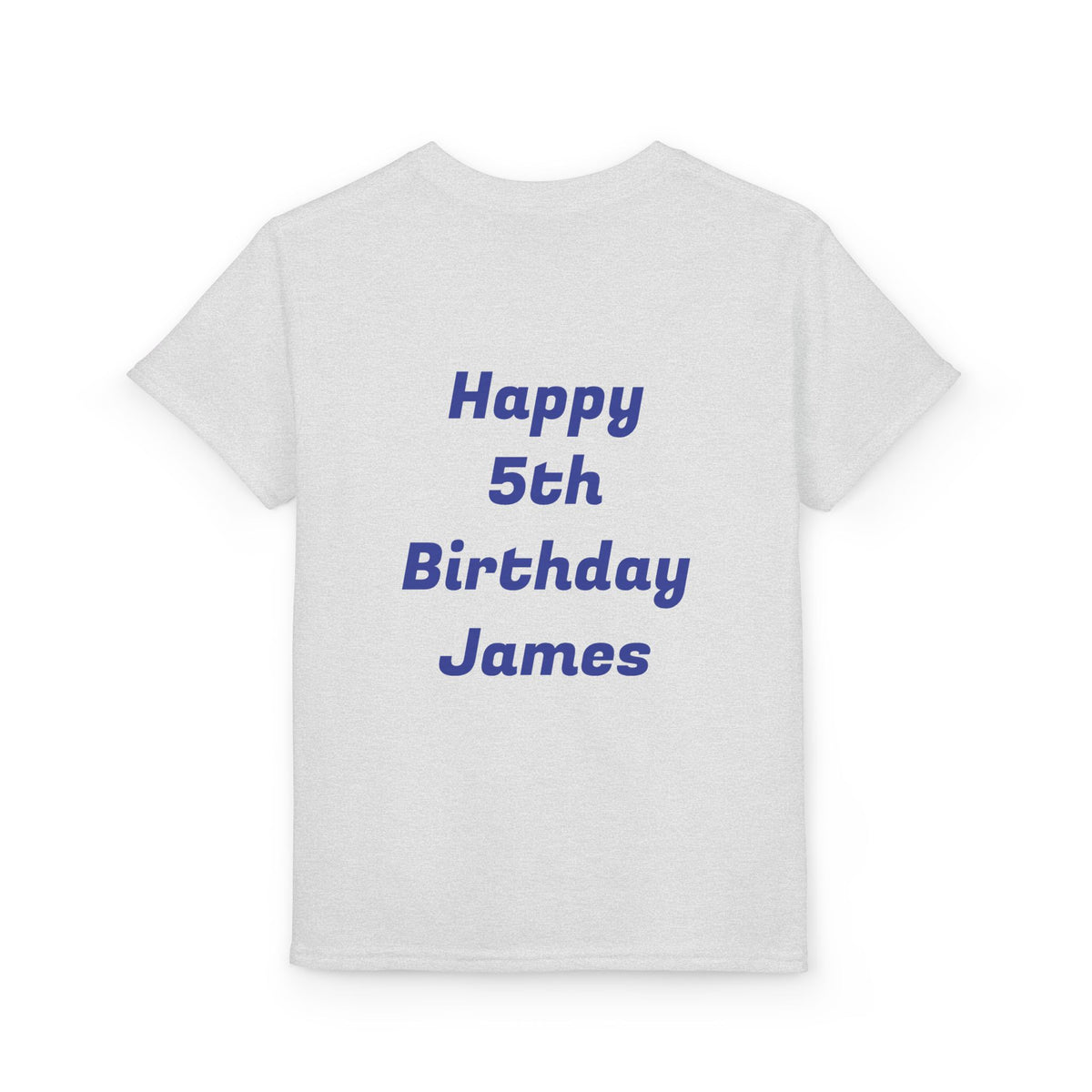 Wild About Being UNO Birthday Boy T-Shirt | Personalized Backprint