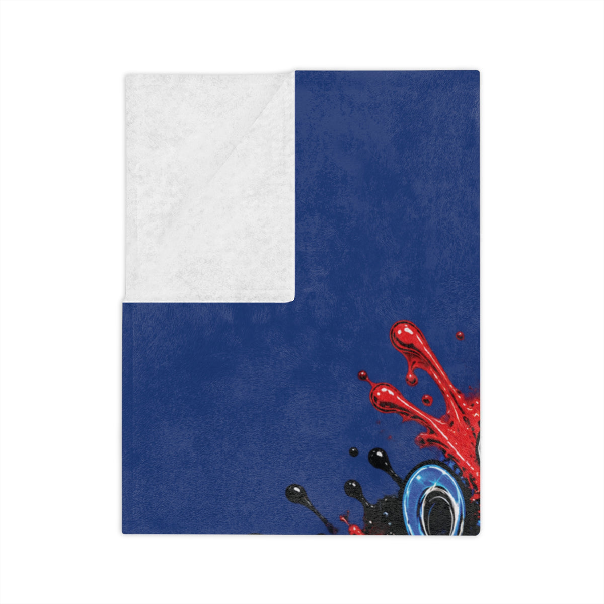 Detroit Rock City 313 graphic Velveteen Blanket | Guitar Skyline Music design