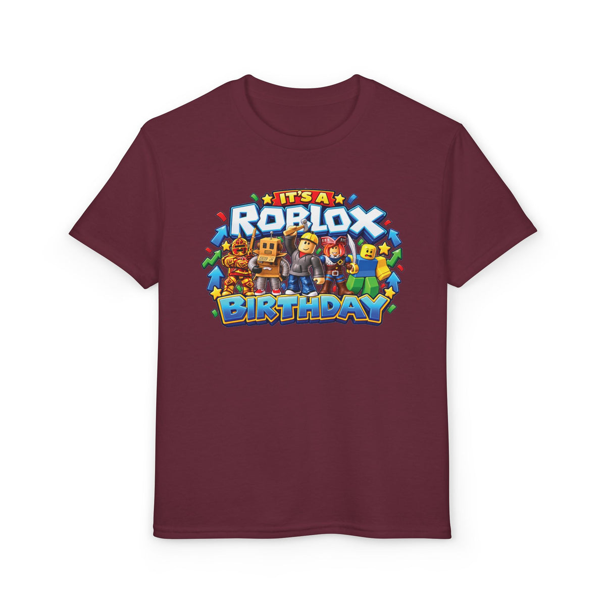 Roblox Birthday Leveling Up to 10 Youth T-Shirt