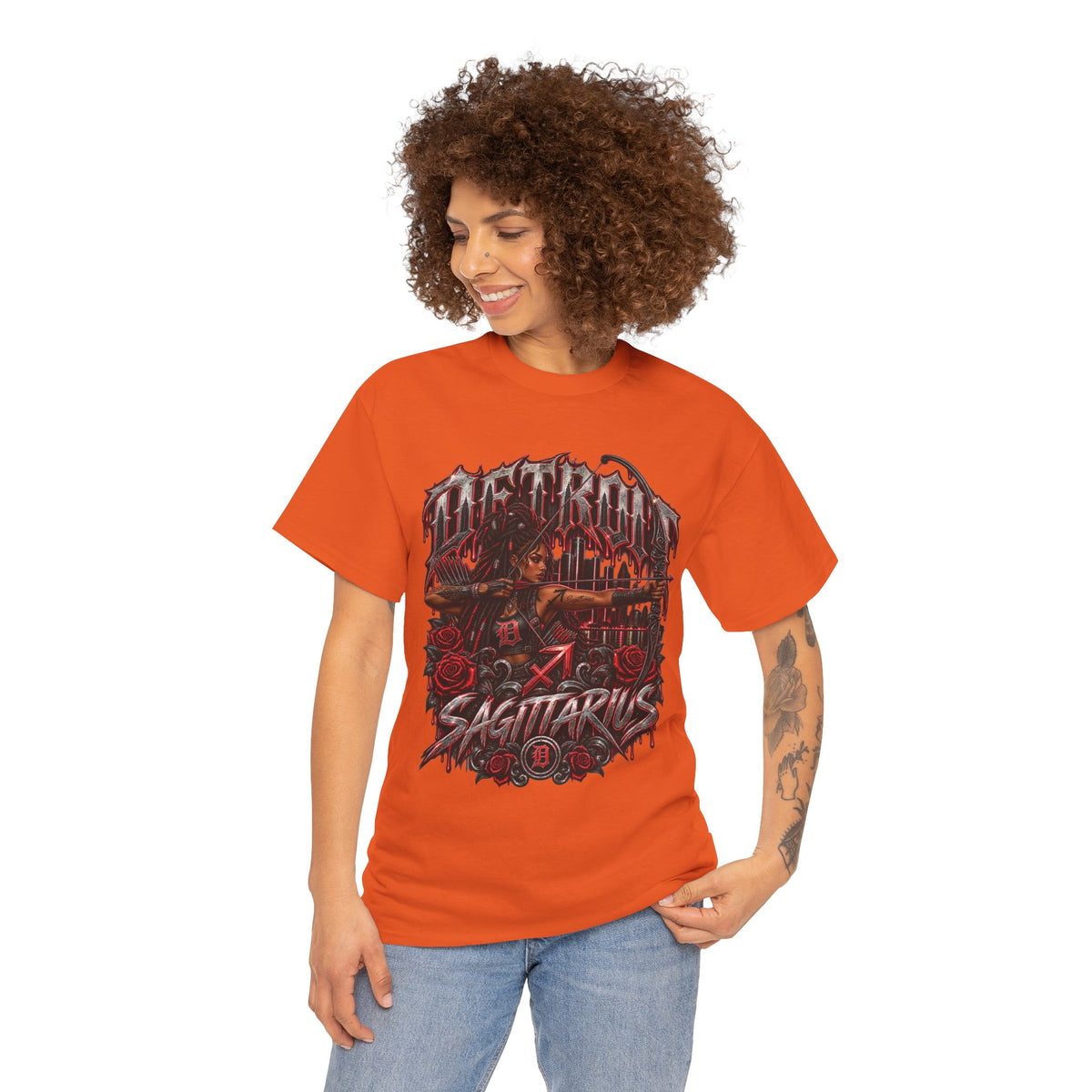Sagittarius Archer Graphic Tee | Zodiac Archer Illustration