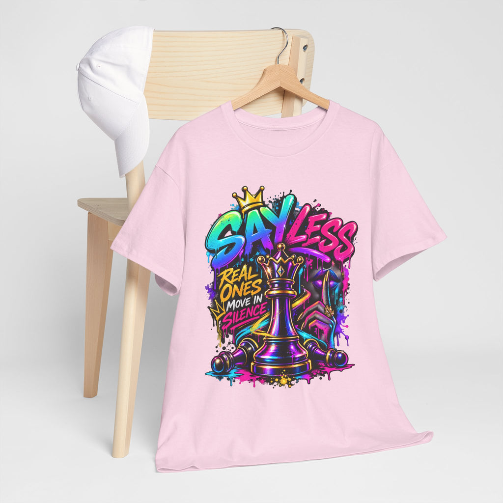 Say Less Chess King Tee | Graffiti Chess Piece Streetwear