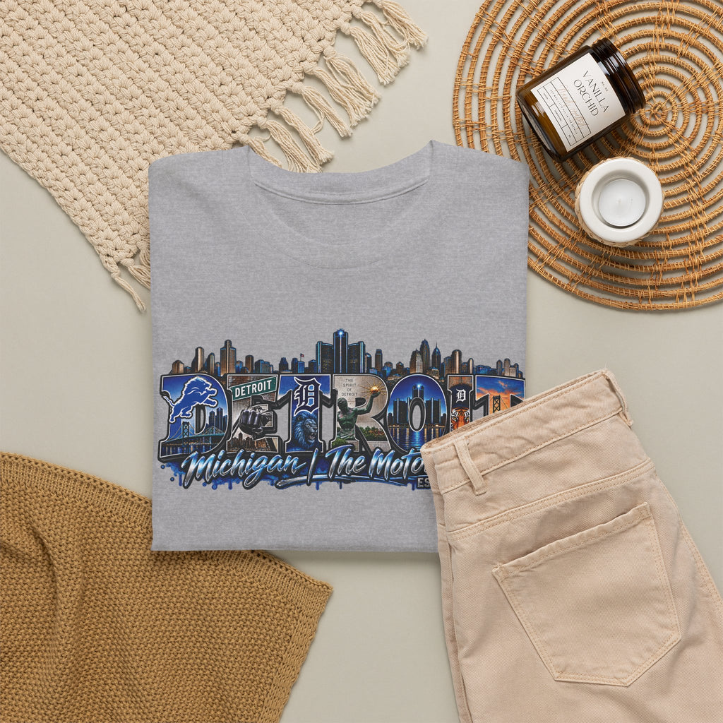 Detroit skyline collage T-Shirt | Detroit Michigan Motor City Tee