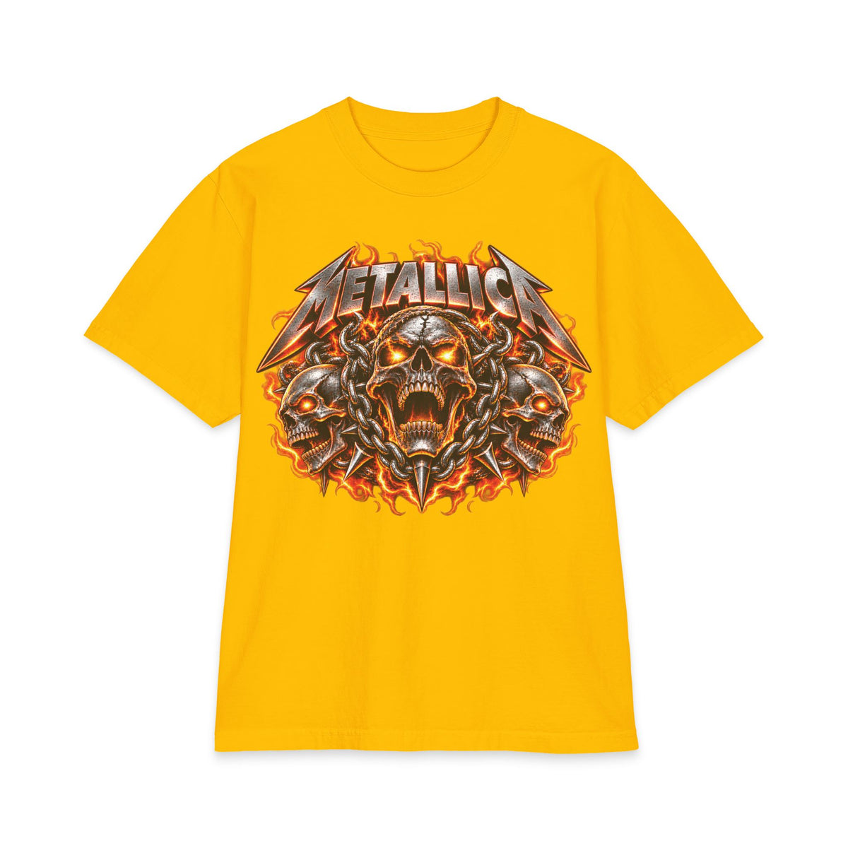 Metallica Skull and Snake T-Shirt | Rock Band Graphic Tee