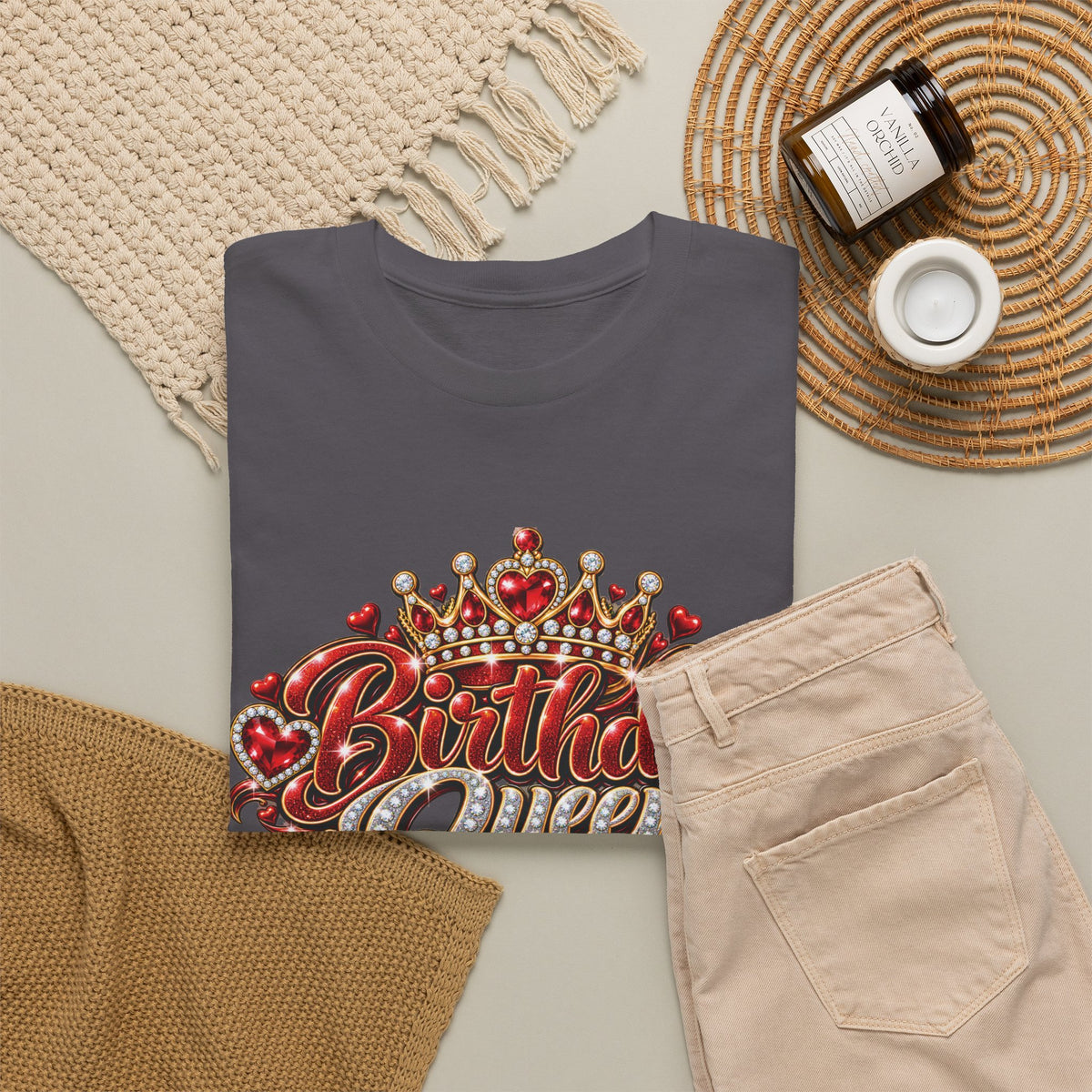 Birthday Red Queen Graphic T-Shirt